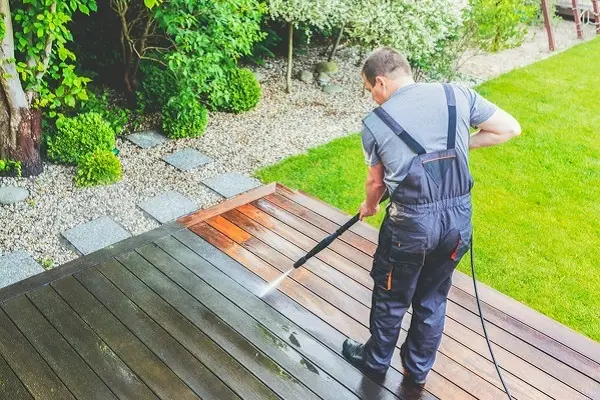 Deck Pressure Washing